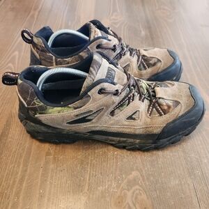 RED HEAD Brand Granite Peak Waterproof Hikers, Men's Sz 12 Tan Brown & Camo